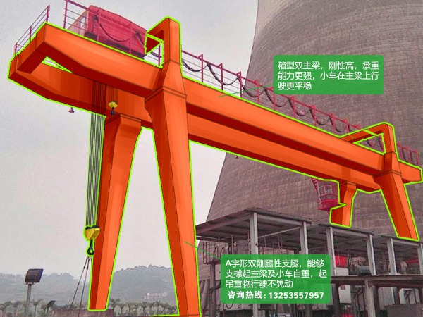 <b>吉林通化门式起重机厂家20T32T双梁门机销售</b>