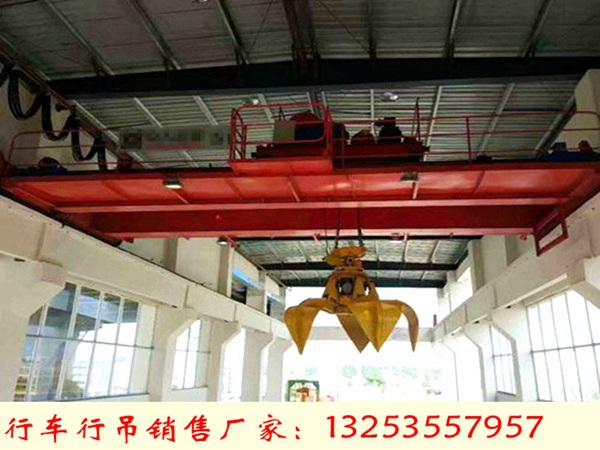 <b>广西贵港行车行吊厂家酒厂智能抓斗起重机</b>