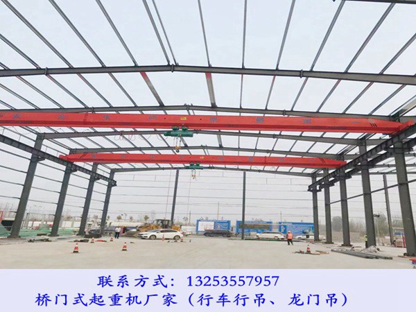 <b>新疆喀什行车行吊销售厂家桥式起重机参数</b>