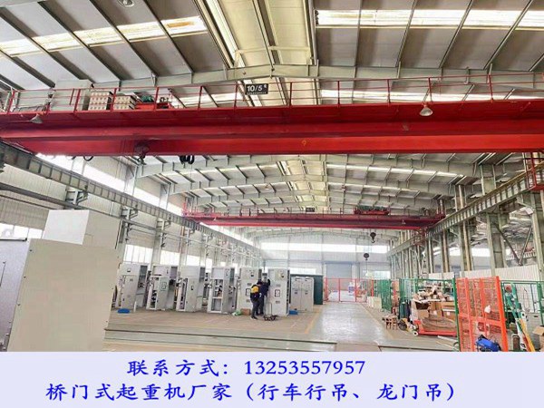 <b>江西赣州双梁起重机厂家16吨电动葫芦桥式航吊报</b>