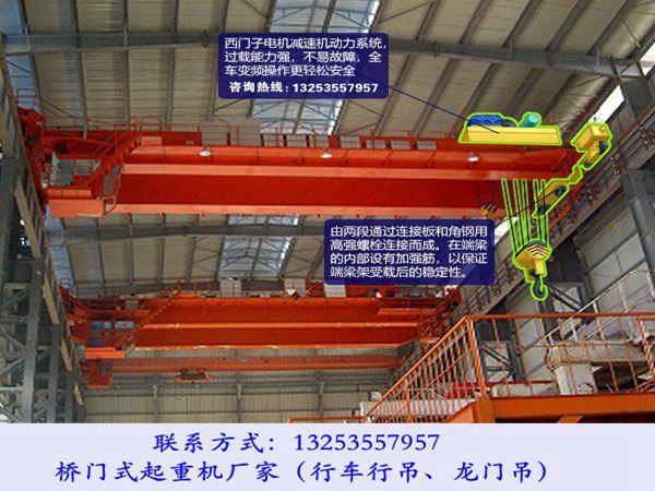 <b>四川内江双梁起重机厂家100t*30m桥式行吊发货钢厂</b>